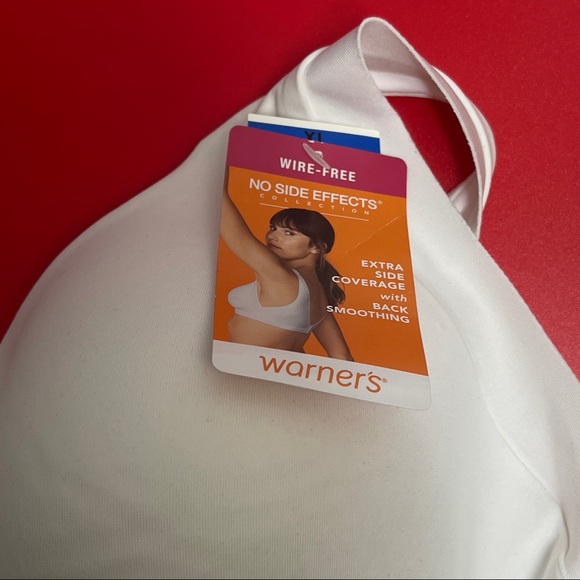 Warner’s wire free Bra womenswear white sizeXL new with tags - Picture 4 of 10